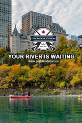 TAKE A LEISURELY PADDLE DOWN THE BOW RIVER,  CALGARY